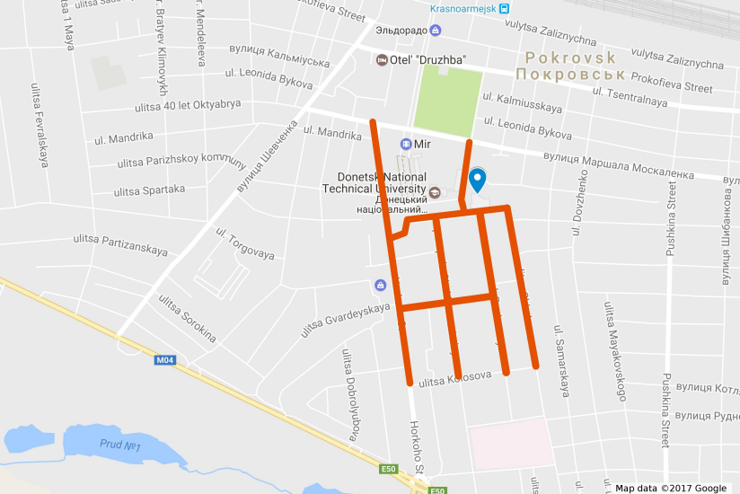 В воскресенье на сутки перекроют центральные улицы Покровска 