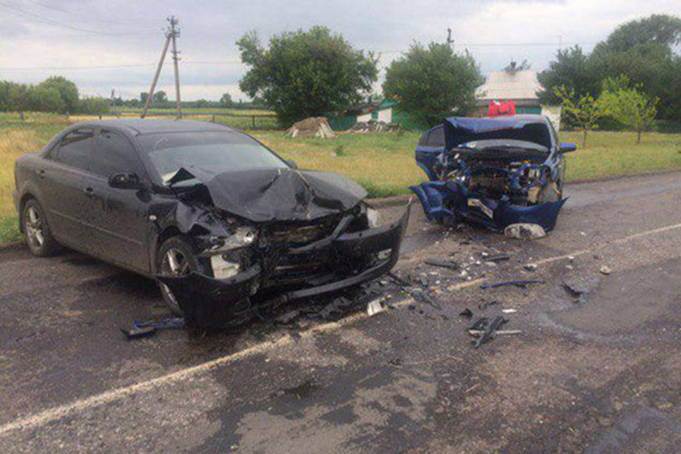В Покровском районе произошла авария, предположительно с участием полицейского