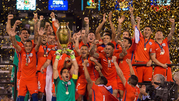 На Кубке Америке по футболу лучшей стала Чили