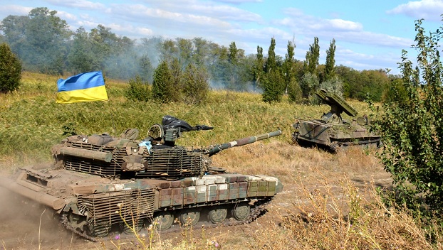 На Донбассе провели учения с боевой стрельбой 