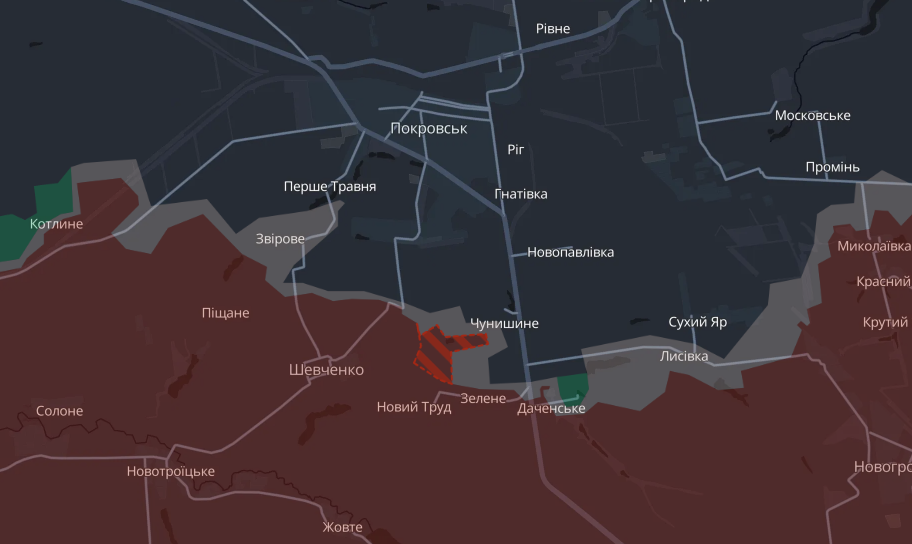 Продвижение российской армии: DeepState обновили карту боевых действий