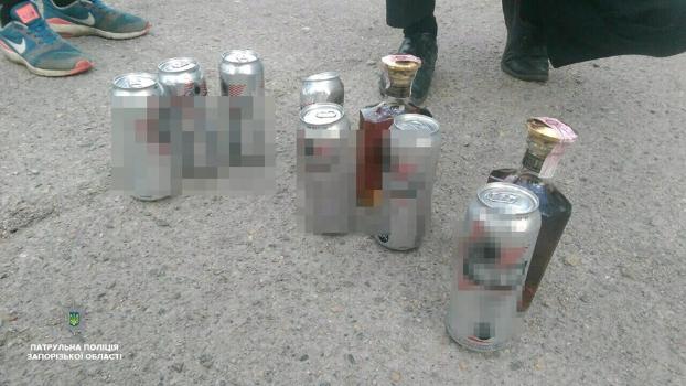 В Запорожье подростки попались на краже 10 бутылок алкоголя