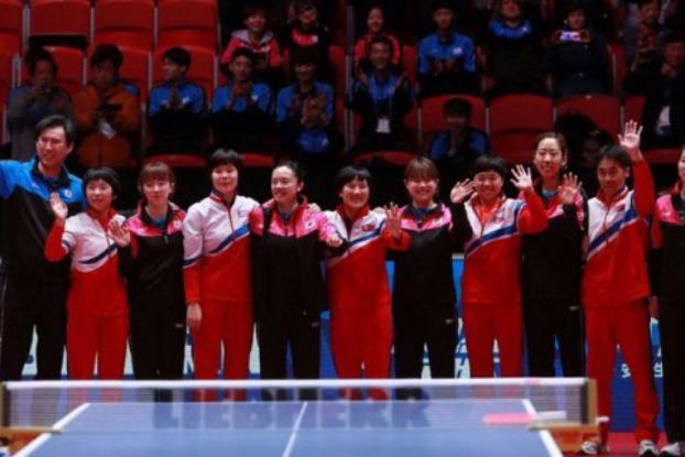 Корея объединилась на уровне сборных по настольному теннису
