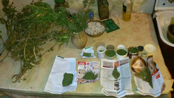Наркотики на сумму около 30 тысяч гривен  изъяты у жителя Дзержинска