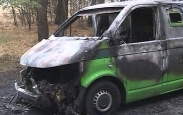 В Луганской области взорвали инкассаторский автомобиль