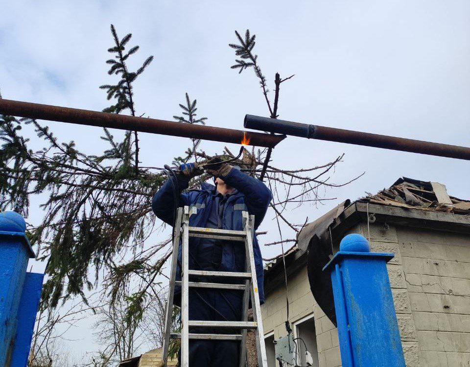 В Константиновке продолжают ремонт газовых сетей. Фото