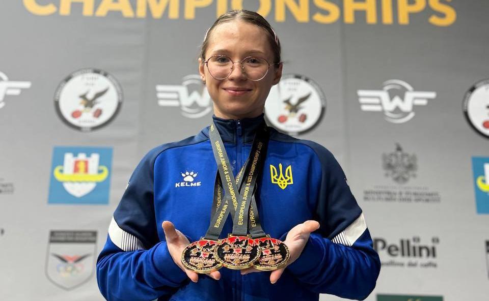 Тяжелоатлетка из Дружковки во второй раз подряд стала абсолютной чемпионкой Европы среди молодежи