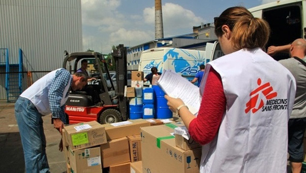 «Врачи без границ» помогли больнице Покровска 