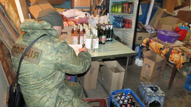 В Дружковке за два дня изъяли больше тысячи бутылок алкоголя без лицензии