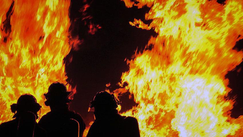 В Константиновке вчера был пожар. Спасли молодую женщину