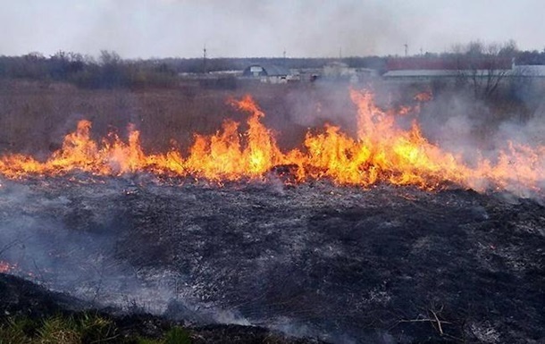 В восьми областях Украины сохраняется чрезвычайная пожароопасность