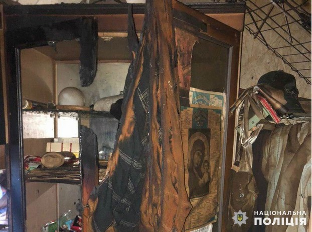 В Славянске во время пожара погиб 72-летний мужчина