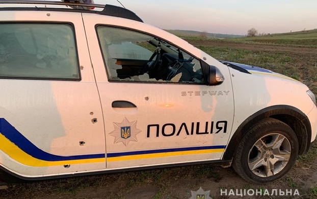 В Одесской области обстреляли автомобиль полиции
