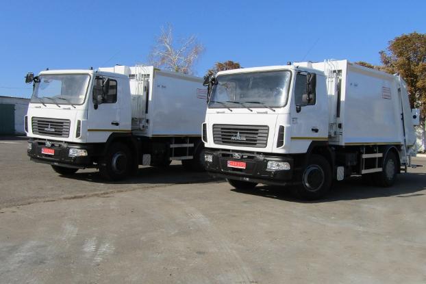 Краматорск получил два новых мусоровоза 