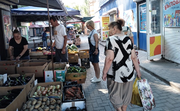Что изменилось за месяц на рынке поселка Нулевой в Константиновке