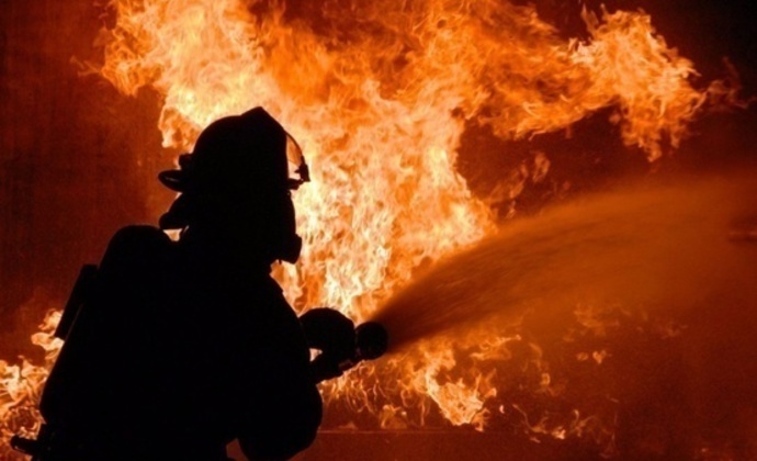 В Славянском районе в пожаре погибли два человека