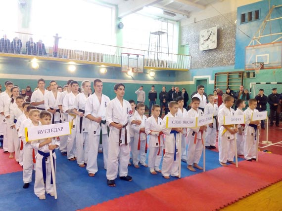5 декабря чемпионат Украины по карате Киокушинкайкан прошел в Славянске