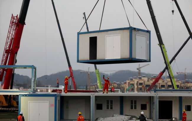 Строительство одной больницы в Китае уже завершено: прием начнется 3 февраля