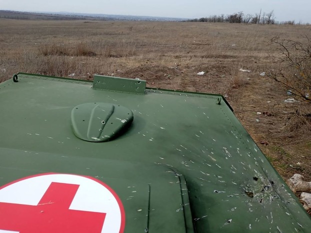 На Донбассе автомобиль ВСУ атаковали с беспилотника