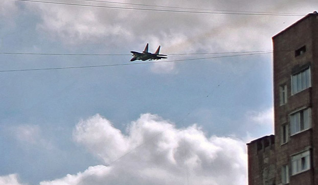 Краматорск обеспокоен пролетами военной авиации