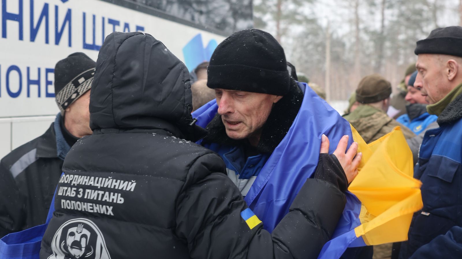 Освобожденные из плена украинцы