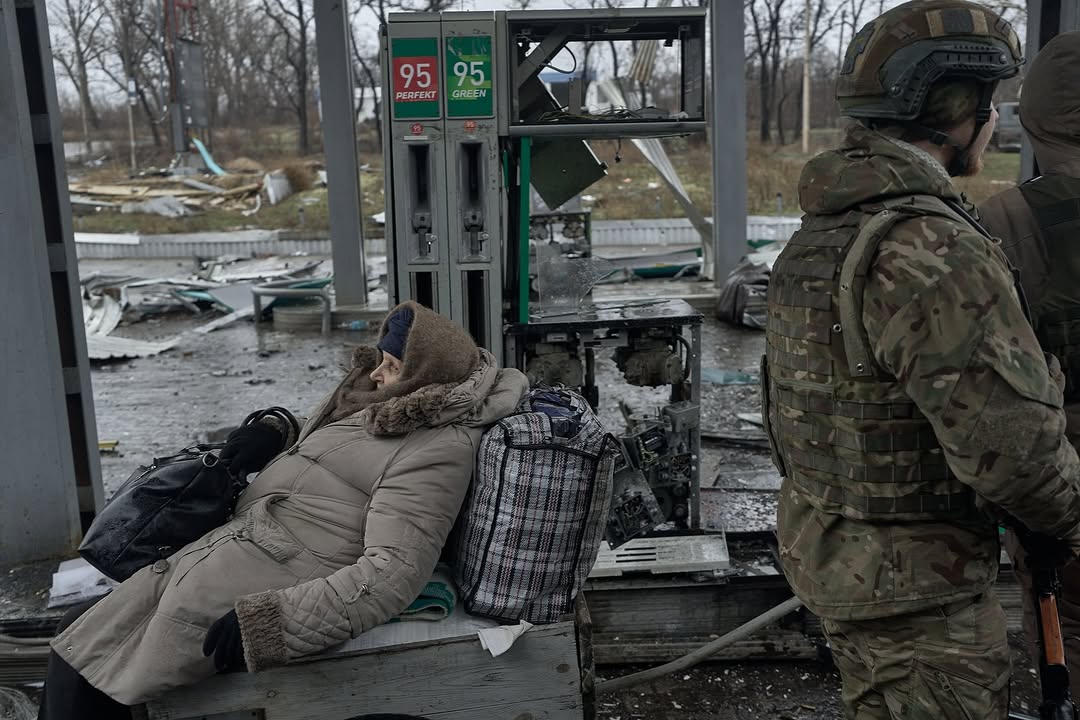 Эвакуация гражданских из Константиновки / Фото: Константин Либеров