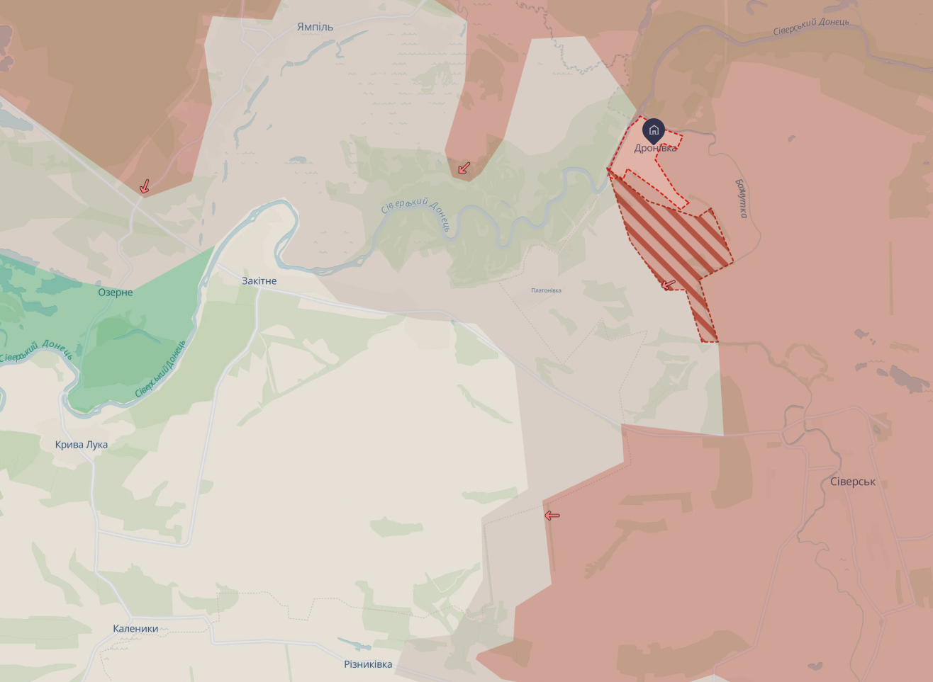 Продвижение РФ на Славянском направлении