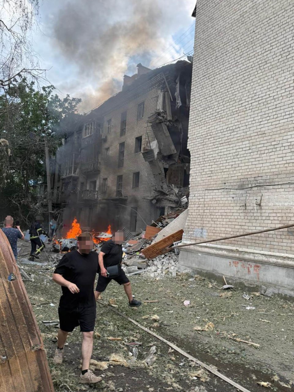 Авиаудар по Славянску 24.07