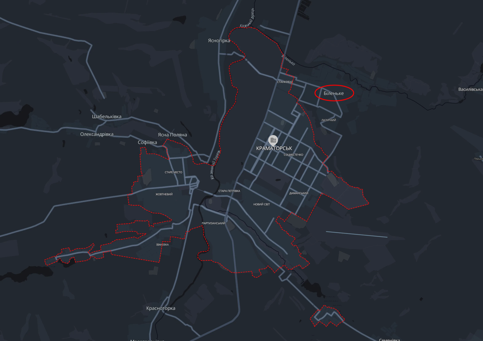 Поселок Беленькое