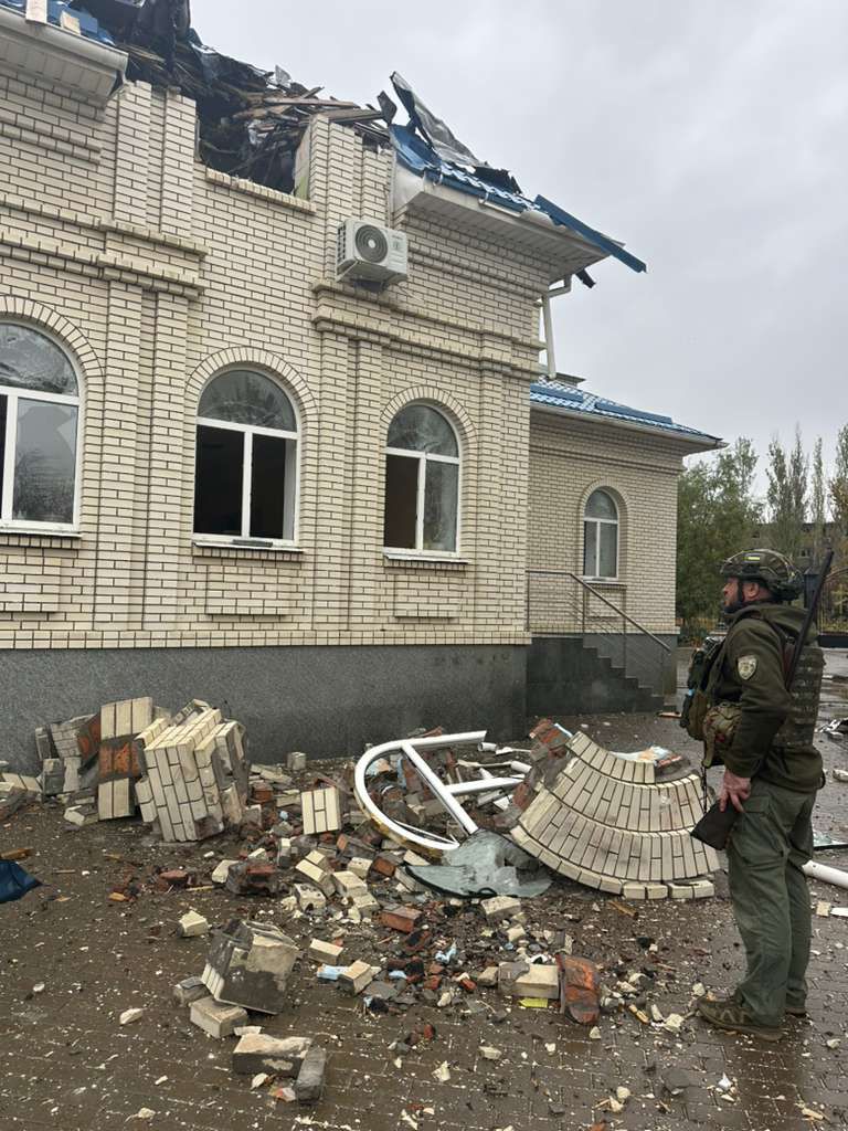 Обстрел Константиновки 13.10.25