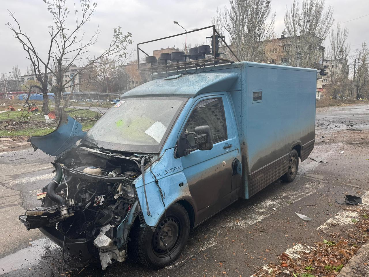 Автомобиль Константиновской ГВА подвергся атаке