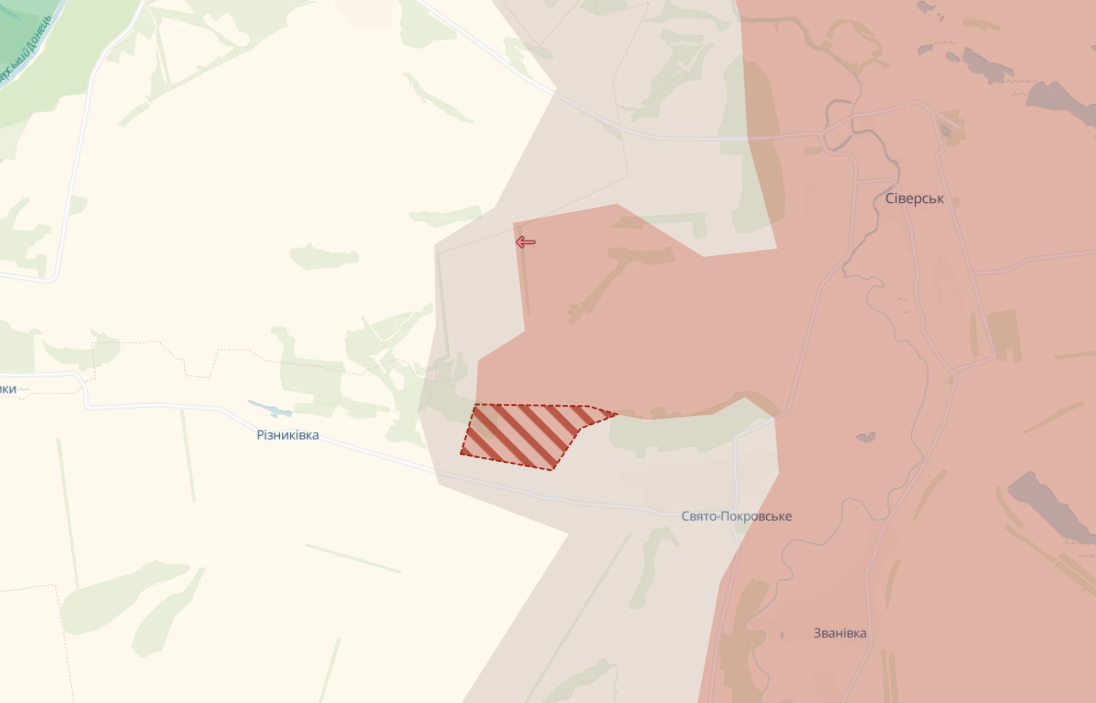 Просування росіян на Сіверському напрямку