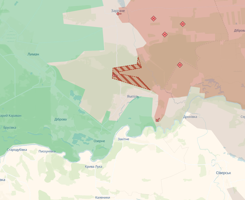 Армия РФ продвинулась на Лиманском направлении