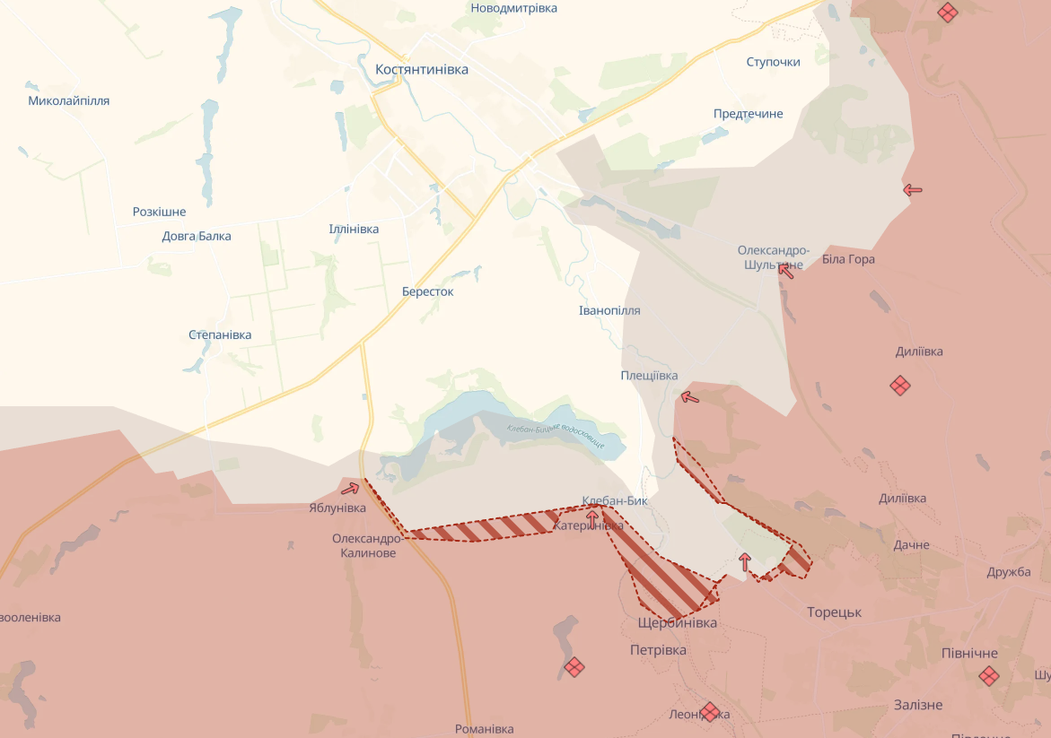 Армия РФ продвинулась на Константиновском направлении