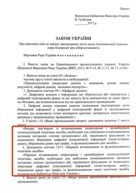 законодательство о киберпреступности в Украине