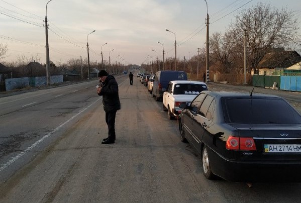 Очередь Еленовка в Волноваху