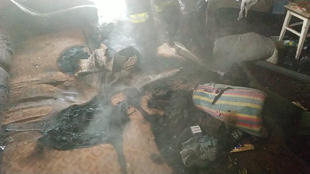 В Мариуполе загорелась квартира в 12-этажном доме