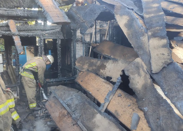 Во время пожара в Донецкой области погибла женщина