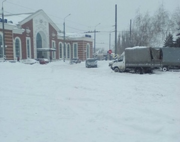вокзальная площадь краматорск зима