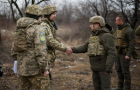 Зеленский пообщался с военными на линии разграничения на Донбассе