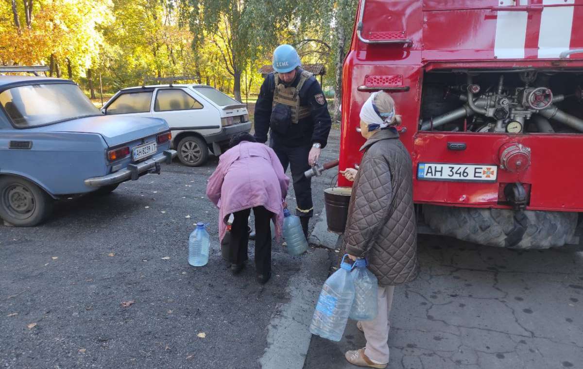 Подвоз воды жителям Константиновки 21 октября: Адреса