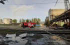 На Славянской ТЭС произошел пожар
