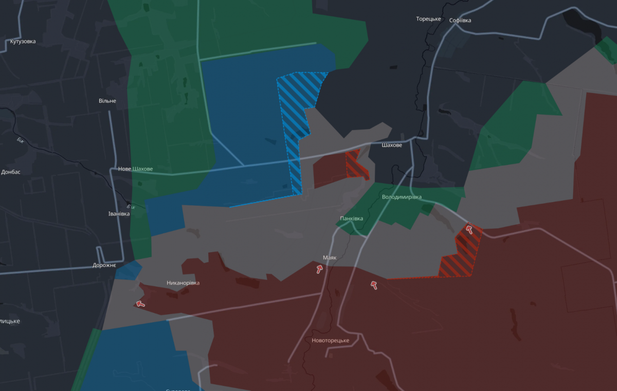 Как изменилась линия фронта в Донецкой, Харьковской и Днепропетровской областях