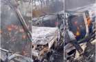 На трассе Дружковка – Краматорск дрон атаковал гражданское авто. Видео