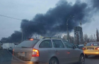 В Киеве произошел крупный пожар на складе магазина «Агромат»