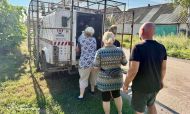 Спасатели доставили гуманитарную помощь 44 семьям в селе Маяки Святогорской громады