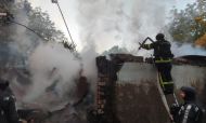 Рятувальники Костянтинівки двічі гасили пожежі