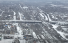 Видео разрушенного моста в Константиновке в районе вокзала