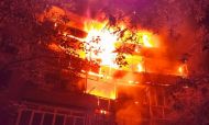 В Дружковке после атаки РФ спасли двух женщин во время пожара 
