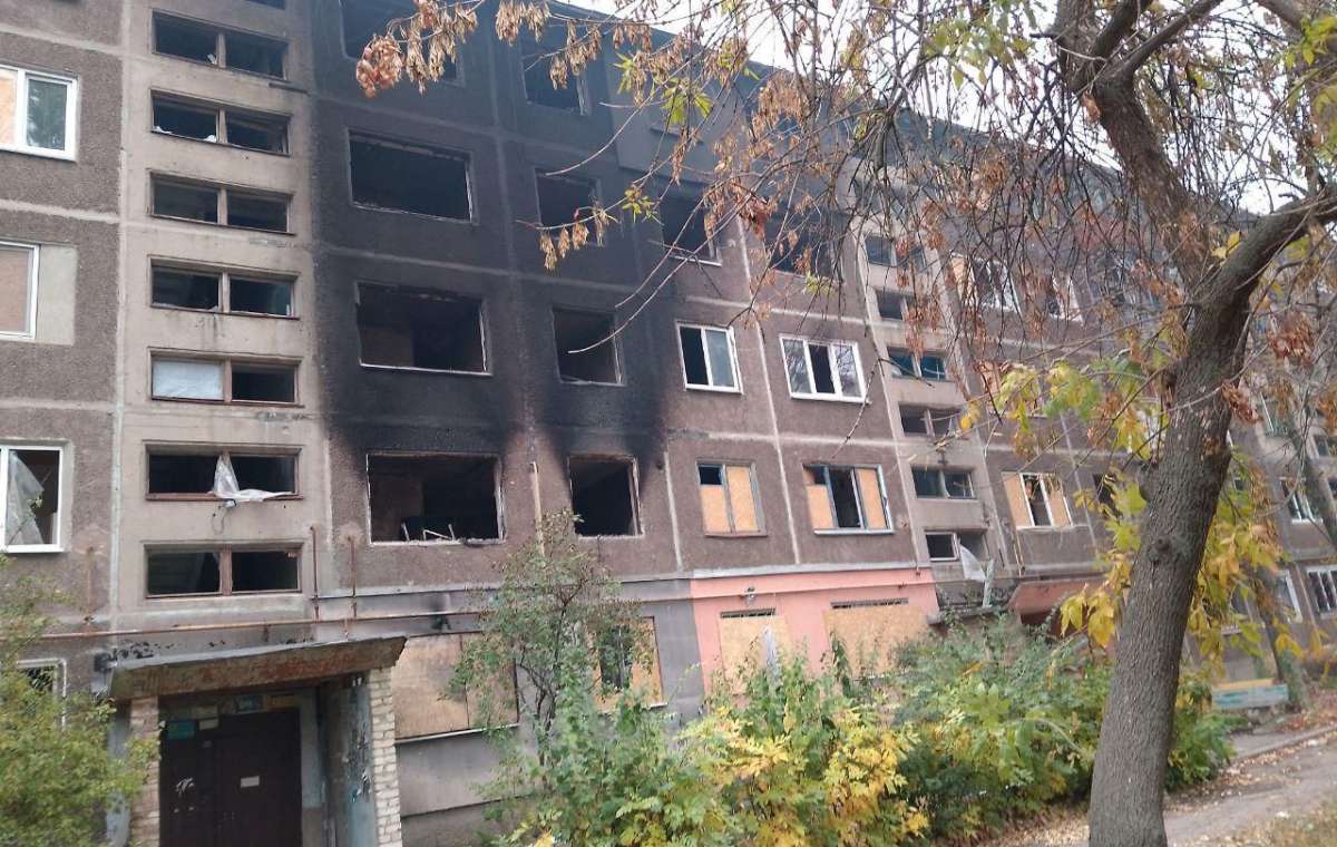 В Константиновке сегодня двое раненых. Фото повреждений